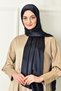 Black Shine Shiny Plain Shawl-color-05