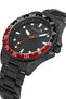 Metal Strap Sports Men's Wristwatch Bracelet Combination Black - 3