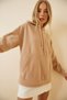 Women's Biscuit Hooded Winter Fleece Sweatshirt ZV00047 - 2