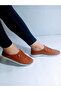 Women's Tan Genuine Leather Rubber Laced Shoes - 3