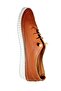 Women's Tan Genuine Leather Rubber Laced Shoes - 6