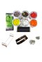 Miyuki Square Bead Set With Weaving Loom - With 5 Pairs Closing Ring Clips (6 COLORS TOTAL)