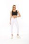 Women's Black Camisole Crop Top - 6