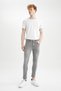 Carlo Skinny Fit Normal Waist Slim Leg Jean Trousers - 2