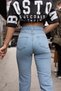 Penelope Women's Ice Blue Super High Waist Comfort Lycra Mom Jeans Jeans - 3