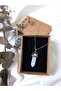 Crystal Quartz Pendulum Necklace