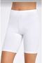 New Moon Women's Belted Non-Marking Leggings White Modal