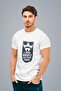 Men's White Whiskey Printed Standard t-shirt T2944239
