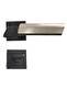 Sofuoğlu Luxury Linda Square Rosette (room) Matte Black - Satin Door Handle Aluminum / Steel - 4