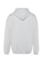 Beyaz Oversize/Geniş Kesim Kapüşonlu Etiketli İçi Polar/Sıcak Tutan Sweatshirt TMNAW21SW2005 - 7