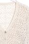 Women's Ecru Tasseled Seasonal Crop Cardigan - 5