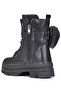 Zippered Non-Slip Sole Girl's Boots with Wallet Pocket - 3
