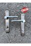 Sofuoğlu Lüx Anka Mirrored Nickel Satin (BATHROOM-WC) Door Handle (RH) Aluminum / Steel