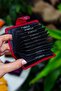 Adanus Genuine Leather Red Accordion Card Holder