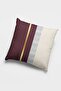 43x43cm Premium Thai Feather Foil Striped Double Sided Throw Pillow Pillow Case Woven Fabric Krl982