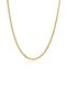 Stainless Steel Men's Yellow Thin Barley Necklace - Imported Anti-Tarnish Steel - 3