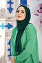 شال قطني ممشط زمردي
