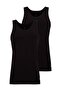 Plus Size Athlete T-Shirt, 2-Pack, 100% Cotton, Black with Polo Print