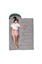 Camper Pro Sq Combinable Sleeping Bag for 2 Persons - Khaki - 2