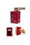Lockable Safe Piggy Bank -red