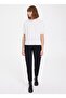 Women's Regular Fit Crew Neck White T-shirt