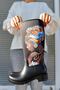 Iconic Women's Colorful Printed Waterproof Women's Rain Boots