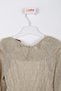 Girl's Gold Yellow Long Dress with Collar - 5