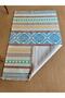 Cotton 556 Ethnic Patterned Woven Base Multicolored Rug - 4