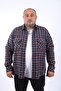 Lumberjack Shirt Double Pocket Cover Small Plaid 22217-petrol - 2