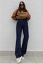 Mickeyy Dark Blue Super High Waist Wide Leg Denim Jeans - Wide Leg