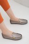Women's Silver Soft Comfortable Soft Sole Light Stylish Design Classic Casual Ballerina Shoes - 2