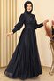 Dilber Evening Dress Navy Blue - Design - Fsc2148 - 2