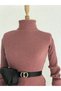 Dried Rose Hz Turtleneck Knitwear Sweater - 2