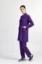 Women's Purple Judge Collar Doctor Nurse Jersey Set - 3