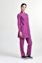 Women's Purple Judge Collar Doctor Nurse Jersey Set