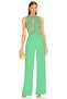 Women's Green High Quality Crepe Fabric Trousers