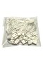 Locked Thread, Locked Label Thread White 100 Pieces
