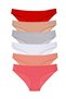 6 Pieces Super Eco Set Lycra Women's Slip Panties Color 5