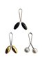 3 Pieces Hijab Scarf and Shawl Clips Yellow Pearl White Black