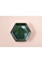 Dark Green Ceramic Snack Bowl - 10 Cm Crispy Flowers - 2