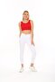 Women's Red Camisole Crop Top - 5