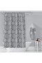 Bathroom Curtain 1x180x200 Single Wing Shower Curtain with Ring Gift 2882