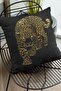 43x43cm Thai Feather Upholstery Premium Fabric Decorative Double Sided Leopard Throw Pillow Cover Krl355