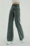 Alpha Füme Power Stretch Anthracite Super High-Waisted Relaxed-Fit Jeans Palazzo Pants (Wide Leg) - 5