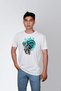 Men's White Tiger Goat Printed Standard T-Shirt T2737075