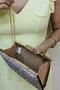 Sequin Gold Ladies Women's Clutch Evening Dress Evening Bag - 3