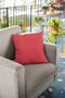 43x43cm Red Pillow Throw Pillow Cover Thai Feather Upholstery Premium Fabric Decorative Double Sided Krl023