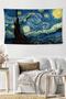 Van Gogh Starry Night Washable Non-Fading Stain Resistant Wall Cover Bmdö-2010 - 2