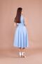 Women's Square Collar Midi Dress - 6