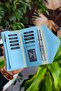 Envelope Model Baby Blue Women's Wallet with Envelope Compartment for Phone and Coins - 3